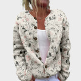 Margherita - Maglione autunnale a fiori