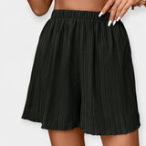 Nina - Shorts di stile con pieghe frontali