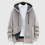 Mirko - Cappotto intrecciato con cappuccio