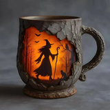 Tazza artistica 3D „Halloween – Strega”