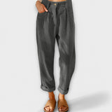 Pantaloni moderni in velluto a coste