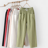 Teresa - Pantaloni comodi in lino