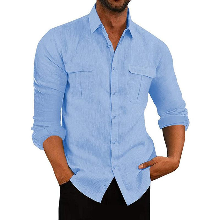 Camicia con bottoni - Tessuto traspirante