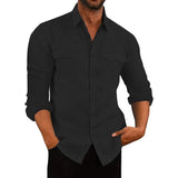 Camicia con bottoni - Tessuto traspirante