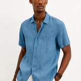 Camicia con bottoni - Colletto aperto
