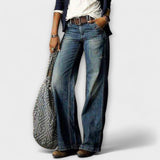 Jeans a gamba larga