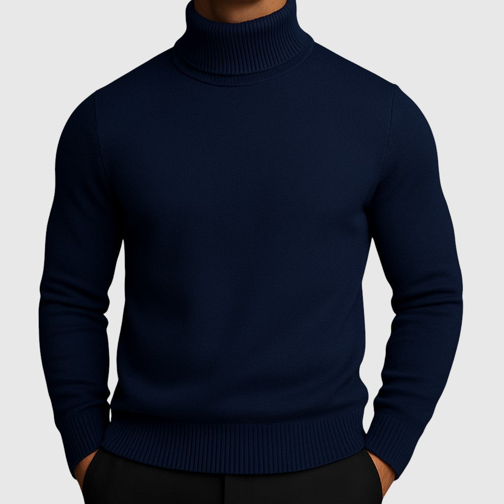 ARLO - Maglione in lana merino a collo alto