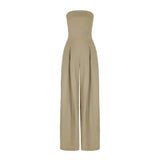 Nina - Completo salopette con spalline in pizzo