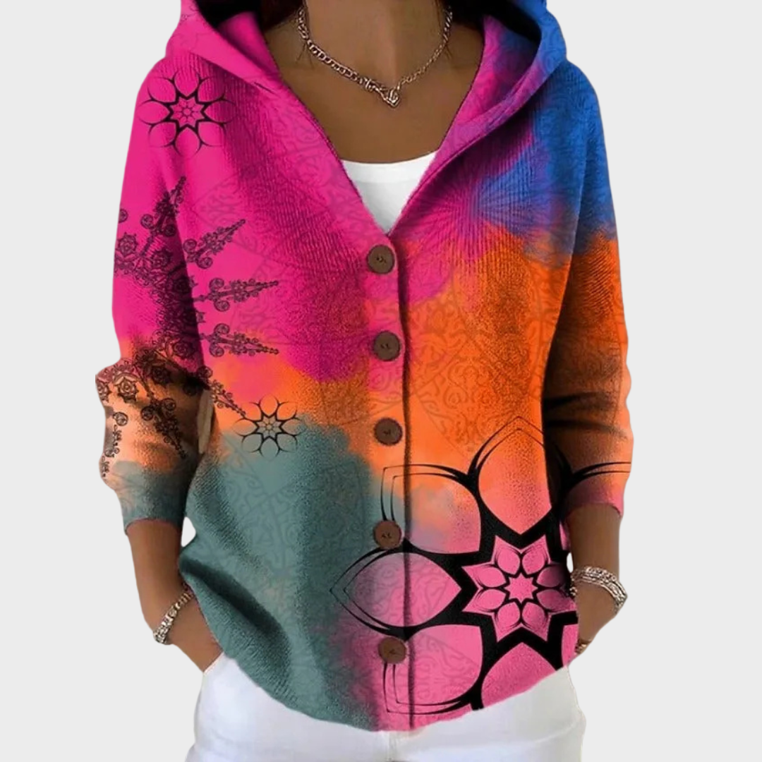 Flora - Cardigan lungo e caldo da donna