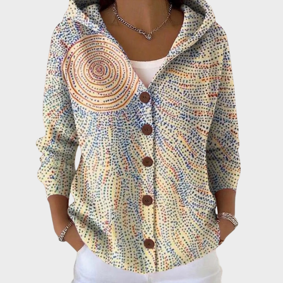 Flora - Cardigan lungo e caldo da donna