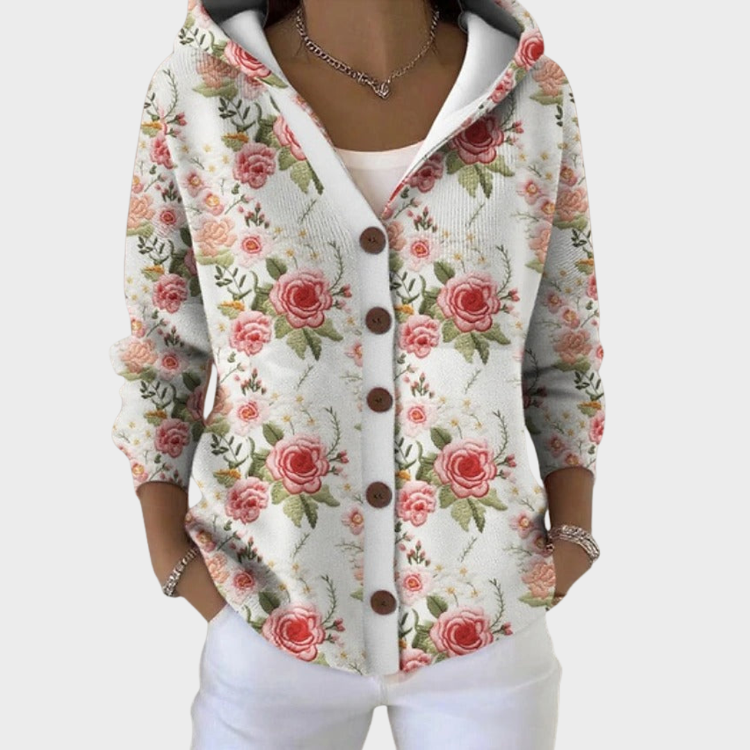 Flora - Cardigan lungo e caldo da donna