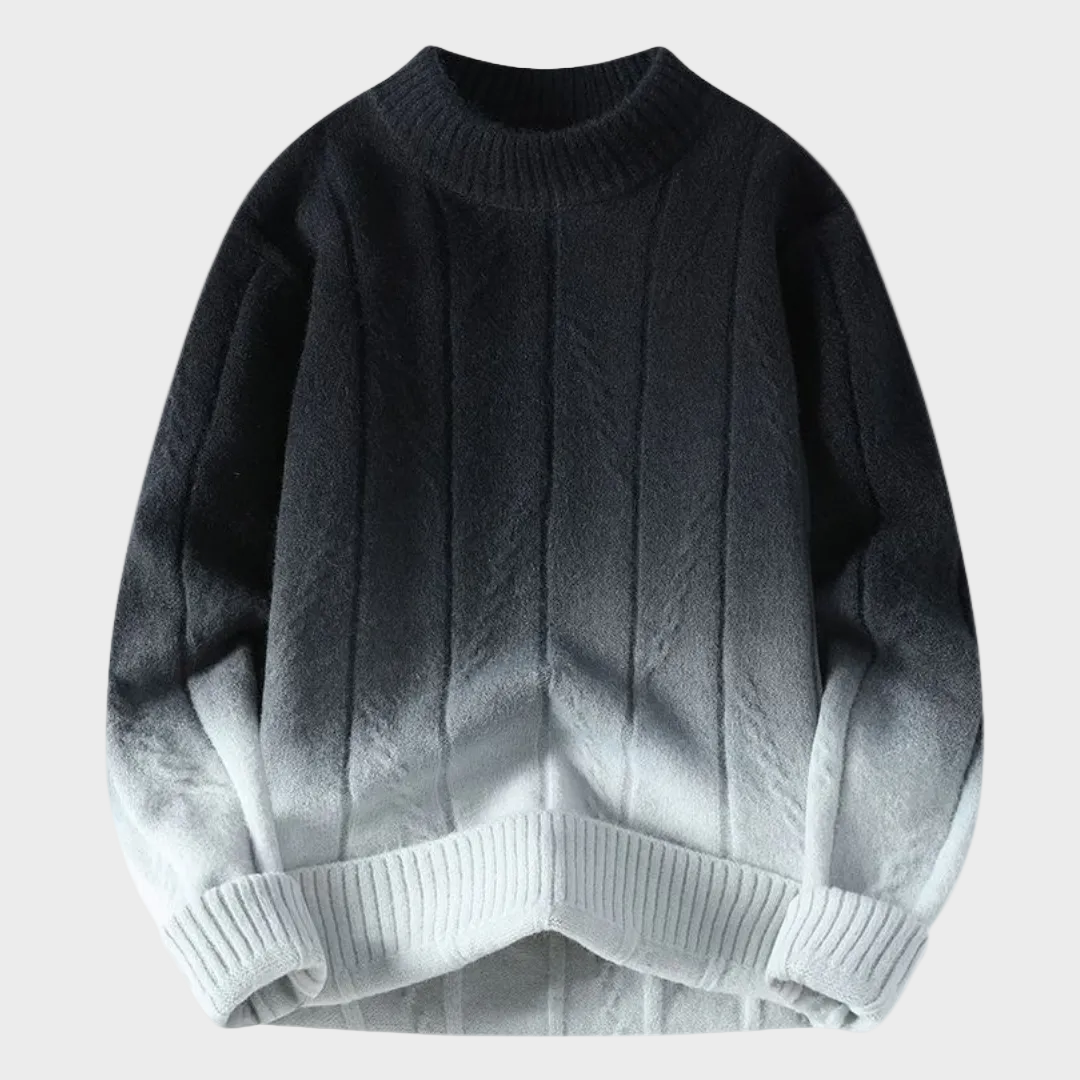Maglione tinto sfumato