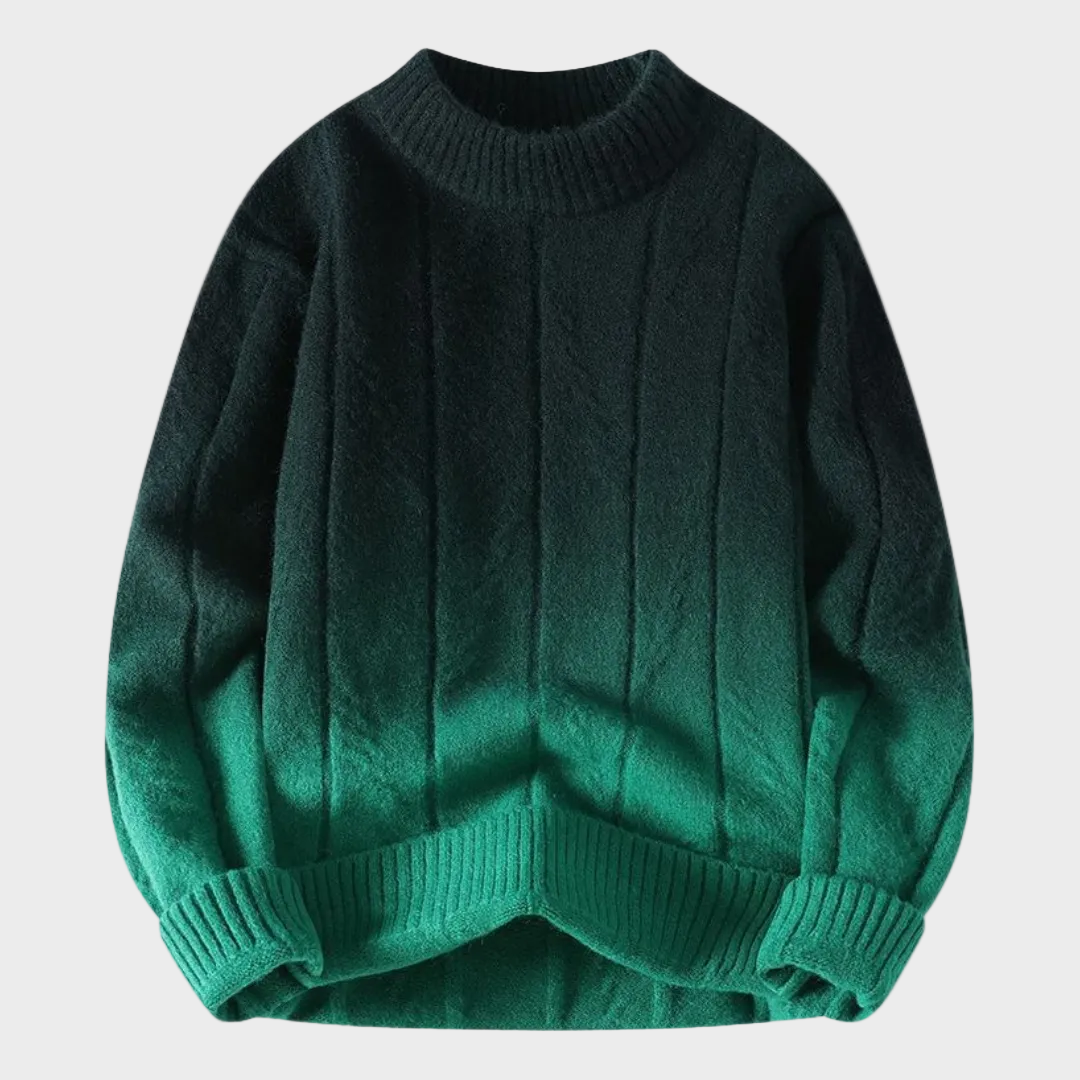 Maglione tinto sfumato