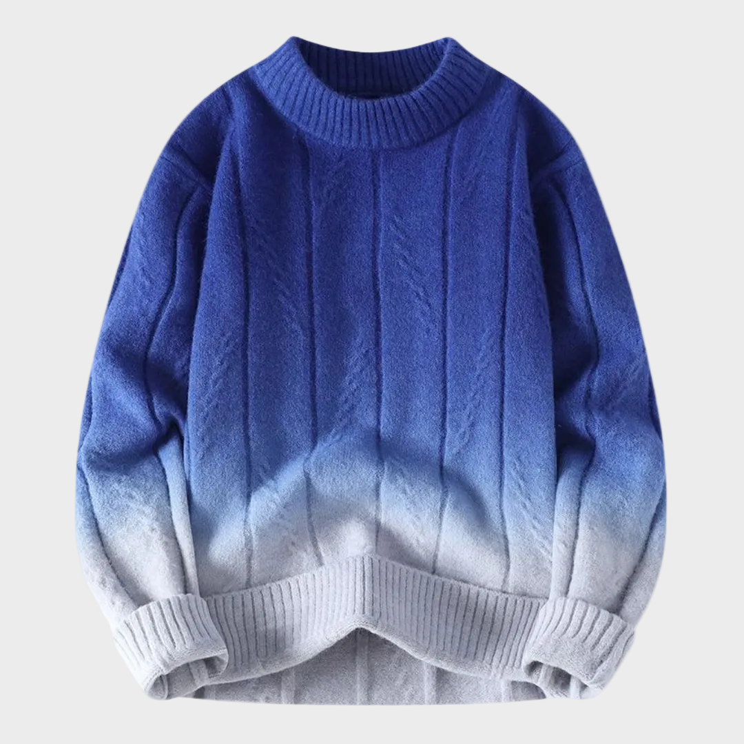 Maglione tinto sfumato
