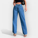 Mia - Jeans a vita alta dal comodo taglio ampio