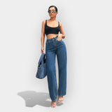 Mia - Jeans a vita alta dal comodo taglio ampio