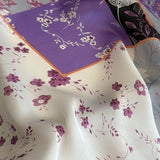 Giovanna - Sciarpa in seta Violetta