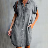 Cornelia - Abito chemisier con bottoni