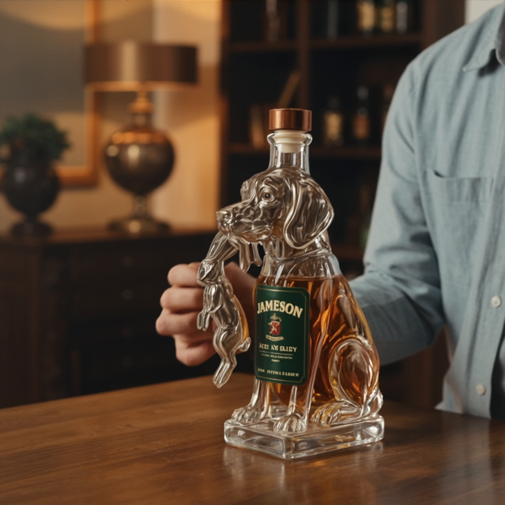 Decanter per whisky - Edizione Cane
