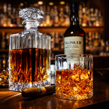 Decanter per whisky - Set con bottiglia e bicchieri