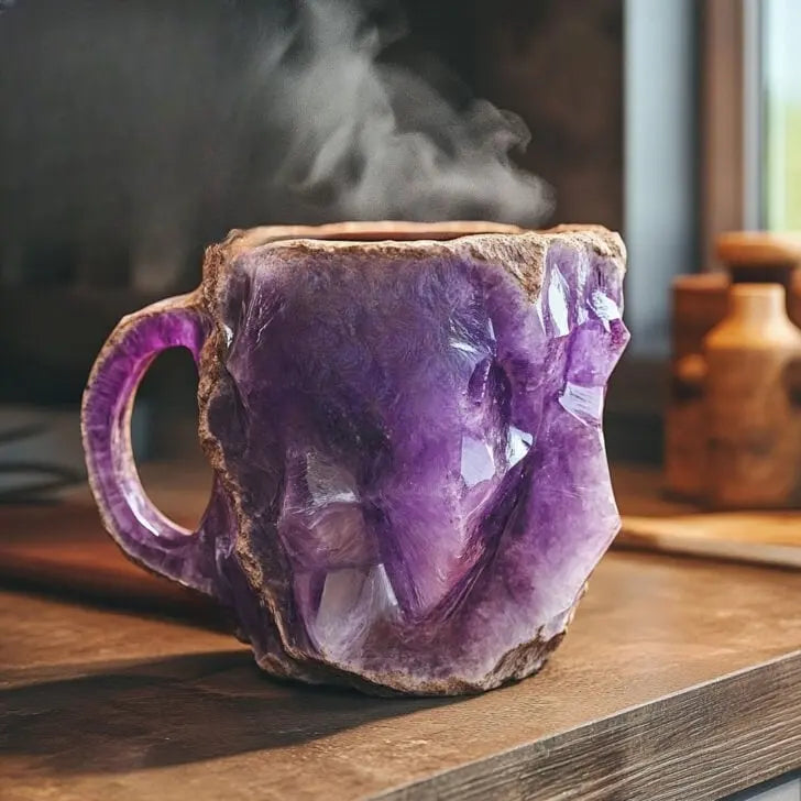 Bicchiere da caffè in cristallo minerale