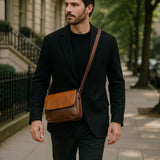 Martino™ - Borsa a spalla in pelle Milano