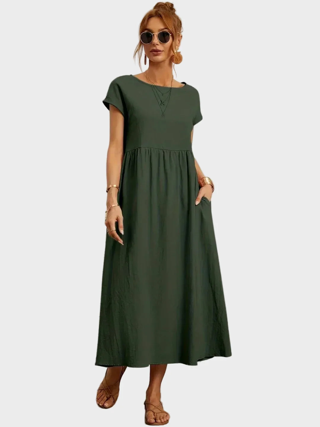 Gabriella™ - Abito midi dallo stile elegante e senza tempo