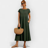 Abiti leggeri in cotone con tasche