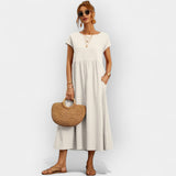 Abiti leggeri in cotone con tasche