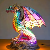 Ciccio - Lampada Magisk Drago in vetro colorato