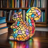Birillo - Lampada Magisk Scoiattolo in vetro colorato