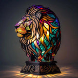 Olao - Lampada Magisk Leone in vetro colorato