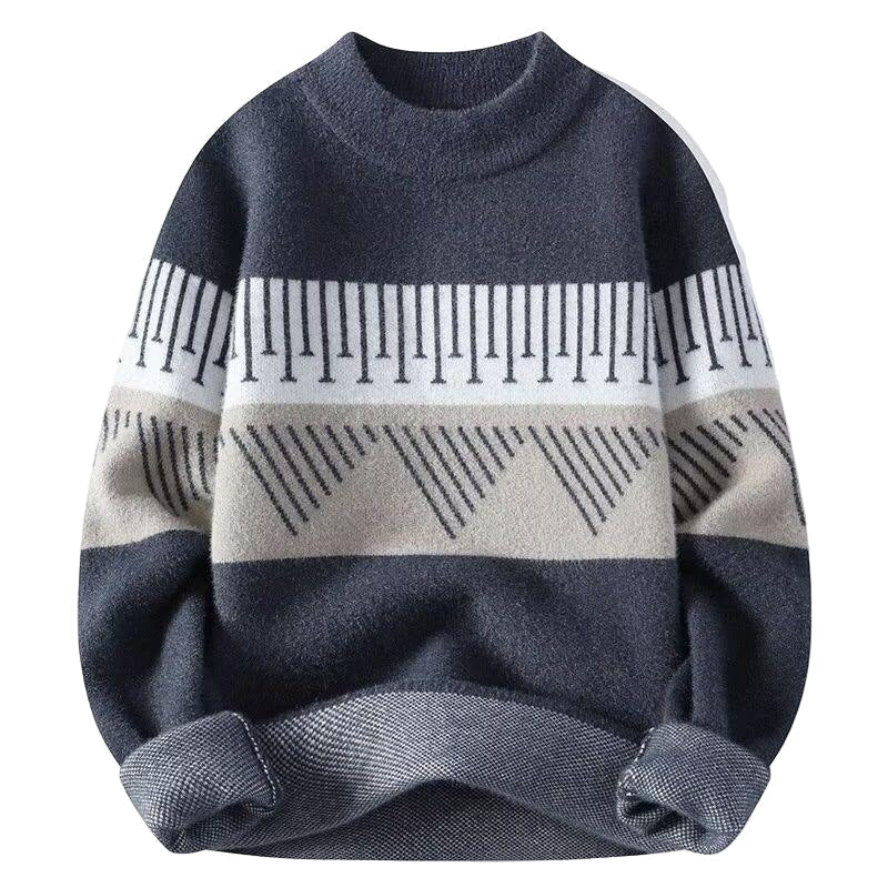 Fabio - Maglione minimalista caldo in maglia