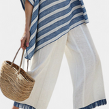 Costanza - Completo in lino in stile mediterraneo