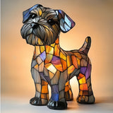 Dino - Lampada Magisk a forma di cane in vetro colorato