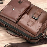 Oliviero™ - Borsa a spalla retrò squadrata