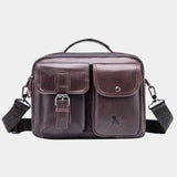 Oliviero™ - Borsa a spalla retrò squadrata