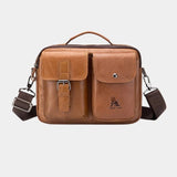 Oliviero™ - Borsa a spalla retrò squadrata
