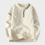Maglione premium con finiture a coste