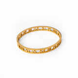 Bracciale dorato con numeri