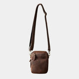 Renato™ - Borsa a spalla retrò in pelle