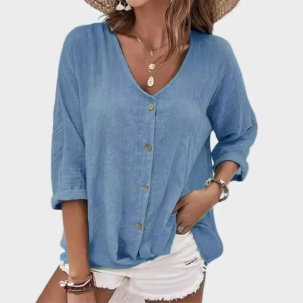 Anna - Blusa estiva in lino
