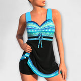 Costume da bagno due pezzi multicolore