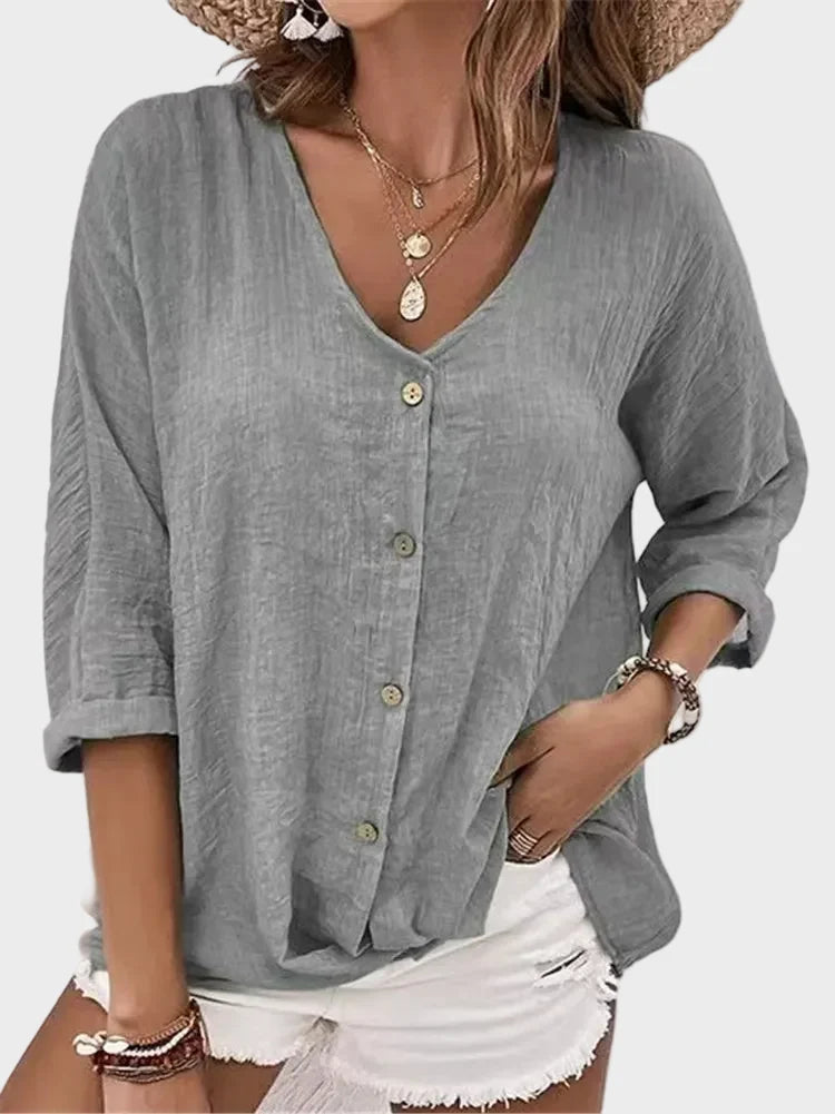 Anna - Blusa estiva in lino