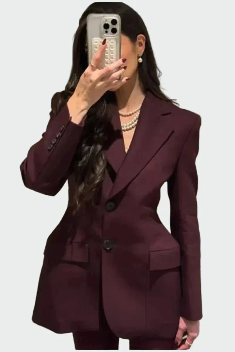 Nicole - Blazer dal taglio imponente con bottoni