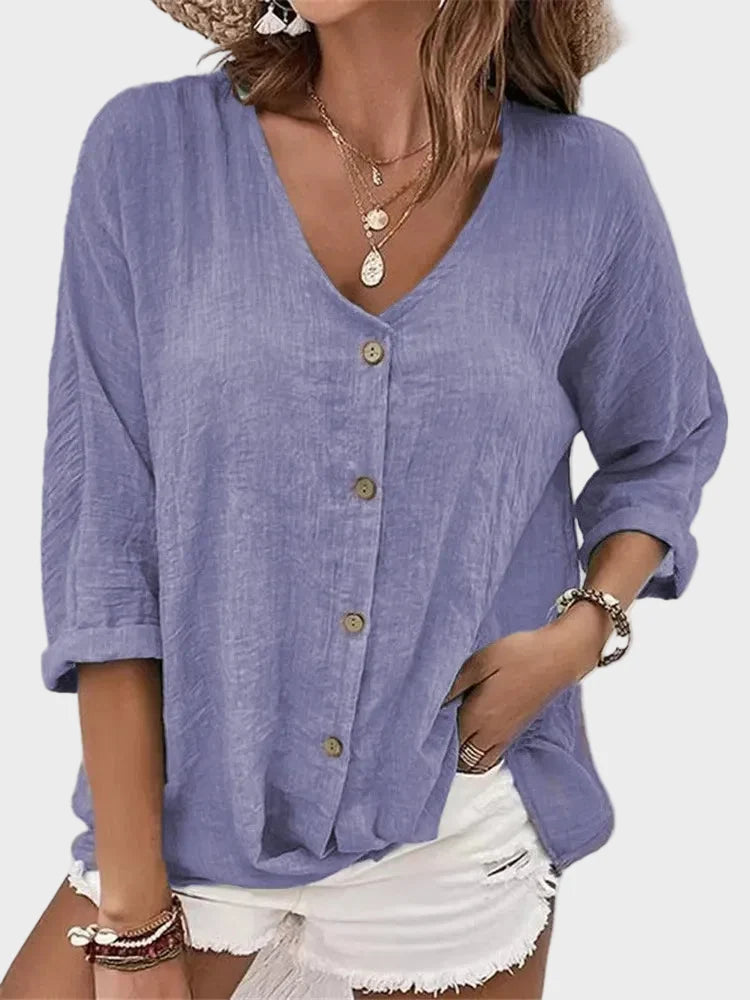 Anna - Blusa estiva in lino