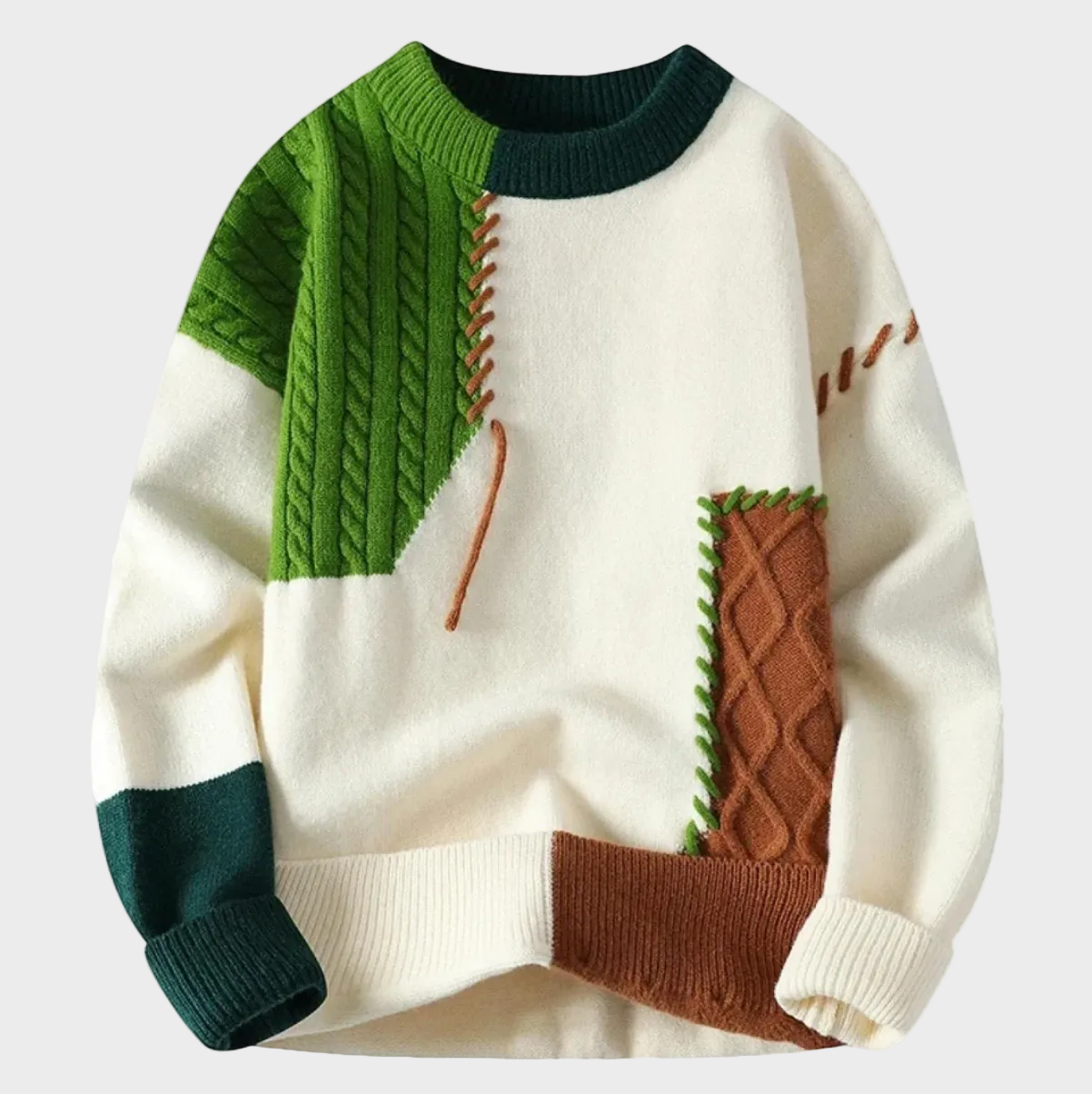 Tommaso - Maglione patchwork