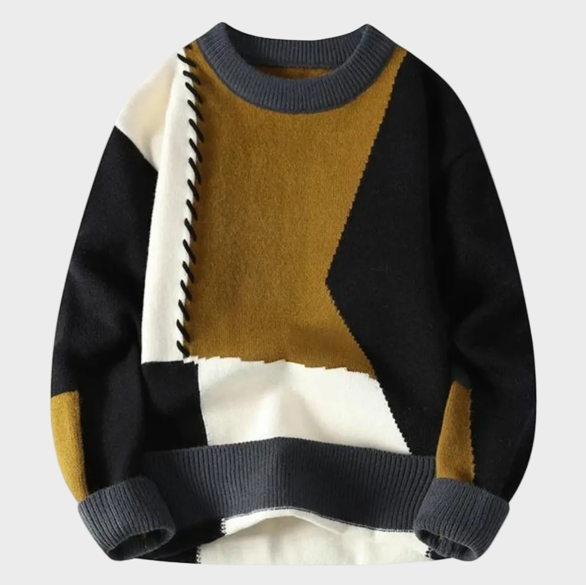 Tommaso - Maglione patchwork