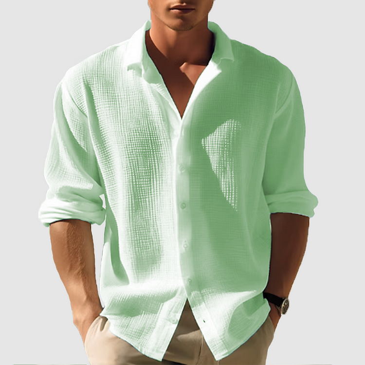 Camicia - Abbottonatura e fondo arrotondato