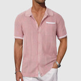 Camicia - Camp collar a contrasto